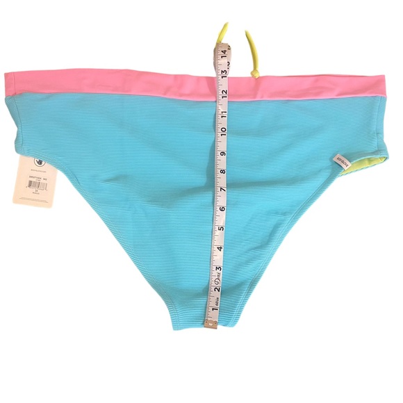NWT Body Glove 3X Spectrum Drew Plus Size High Waist High Cut Bikini Set Cheeky - Picture 11 of 11